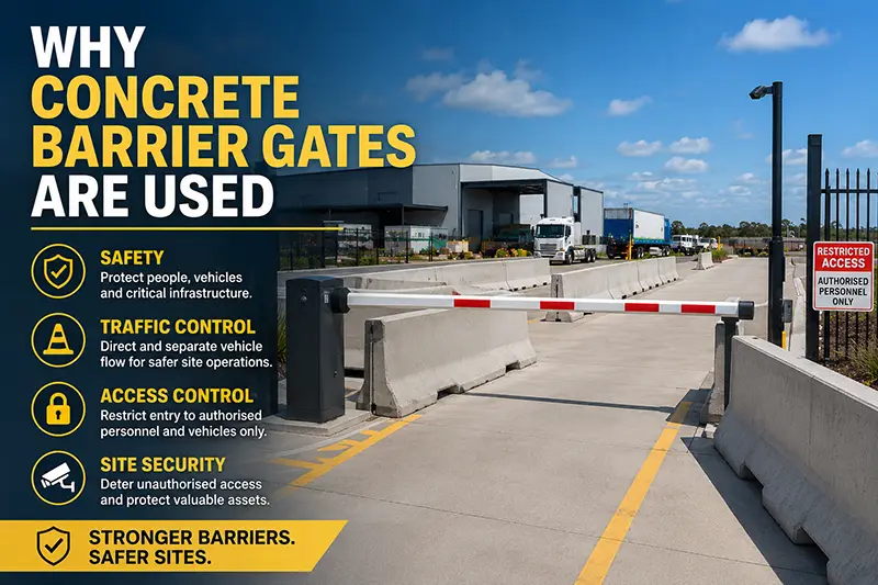 Concrete Barrier Gate