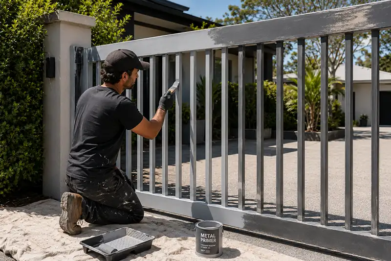 Paint a Metal Gate