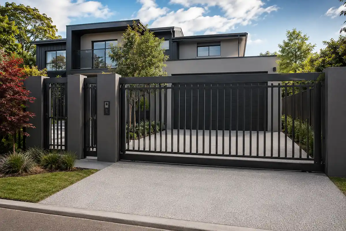 Steel Metal Gate
