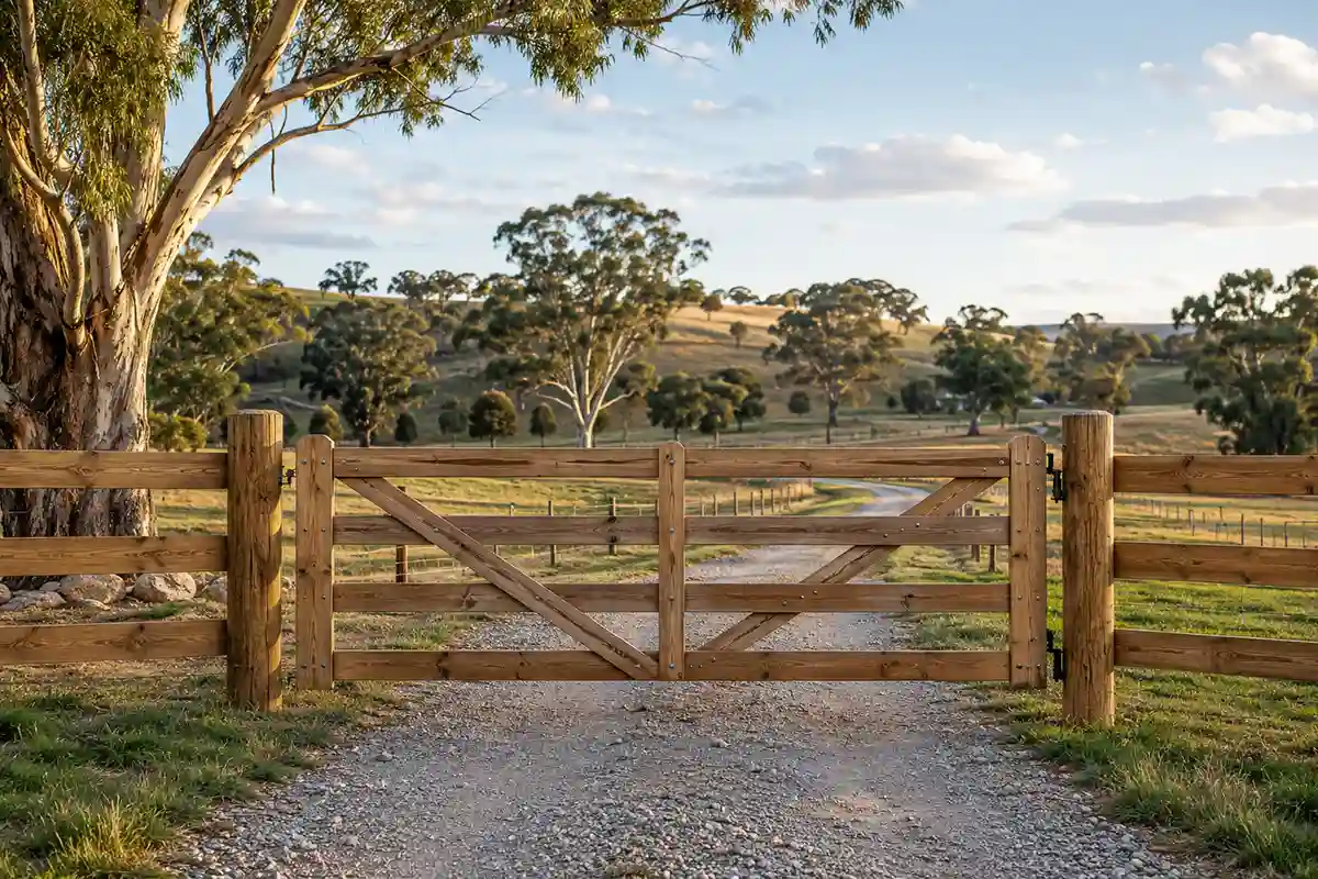 Wooden Farm Gates