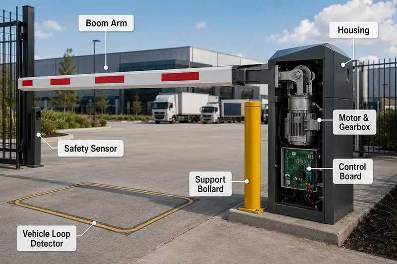 Heavy Duty Boom Gate