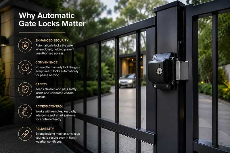 automatic lock gate
