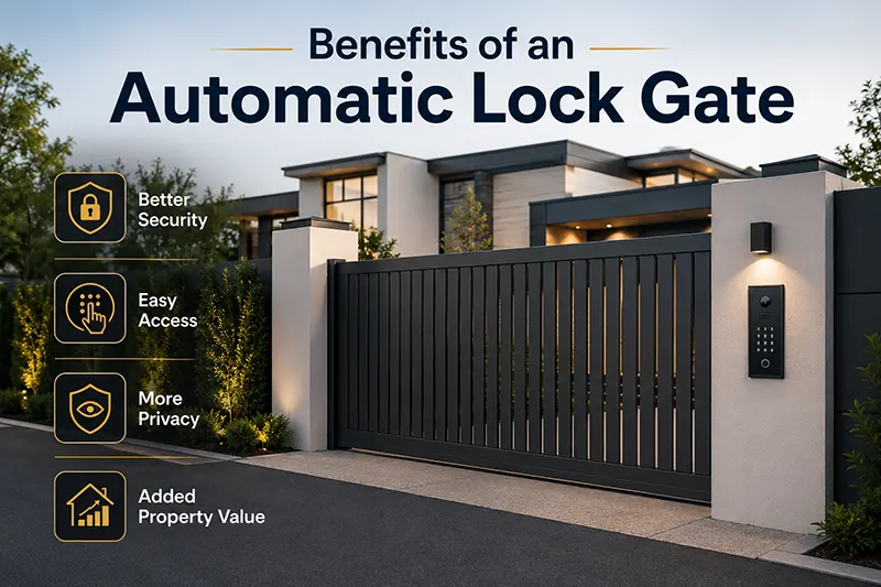 automatic lock gate
