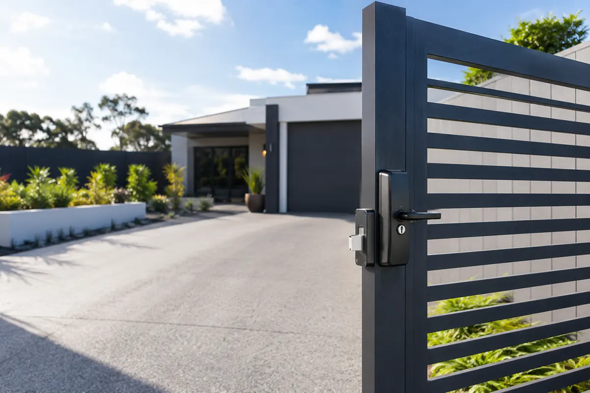 automatic lock gate