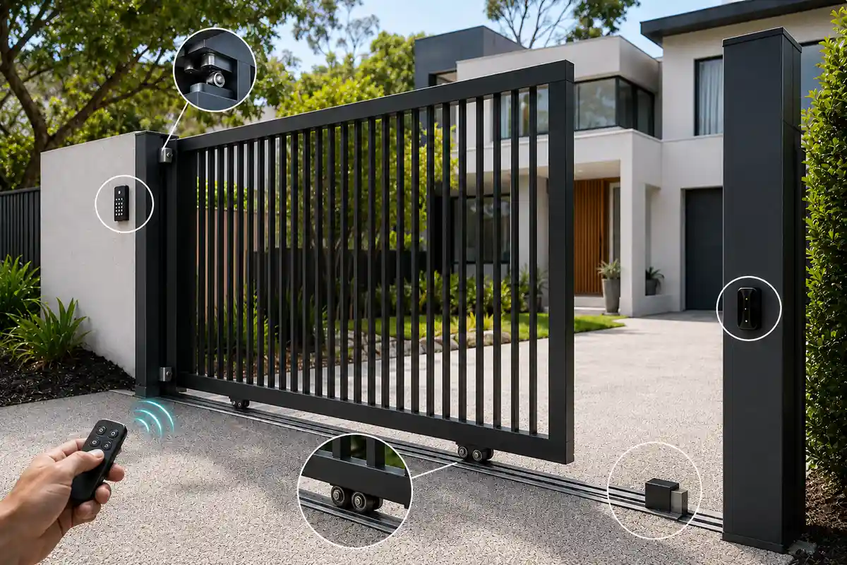sliding gate accessories