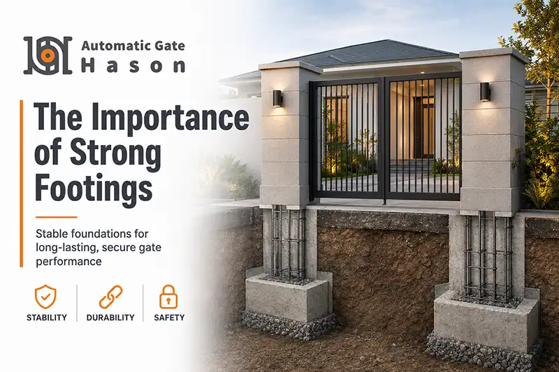 concrete block gate pillars