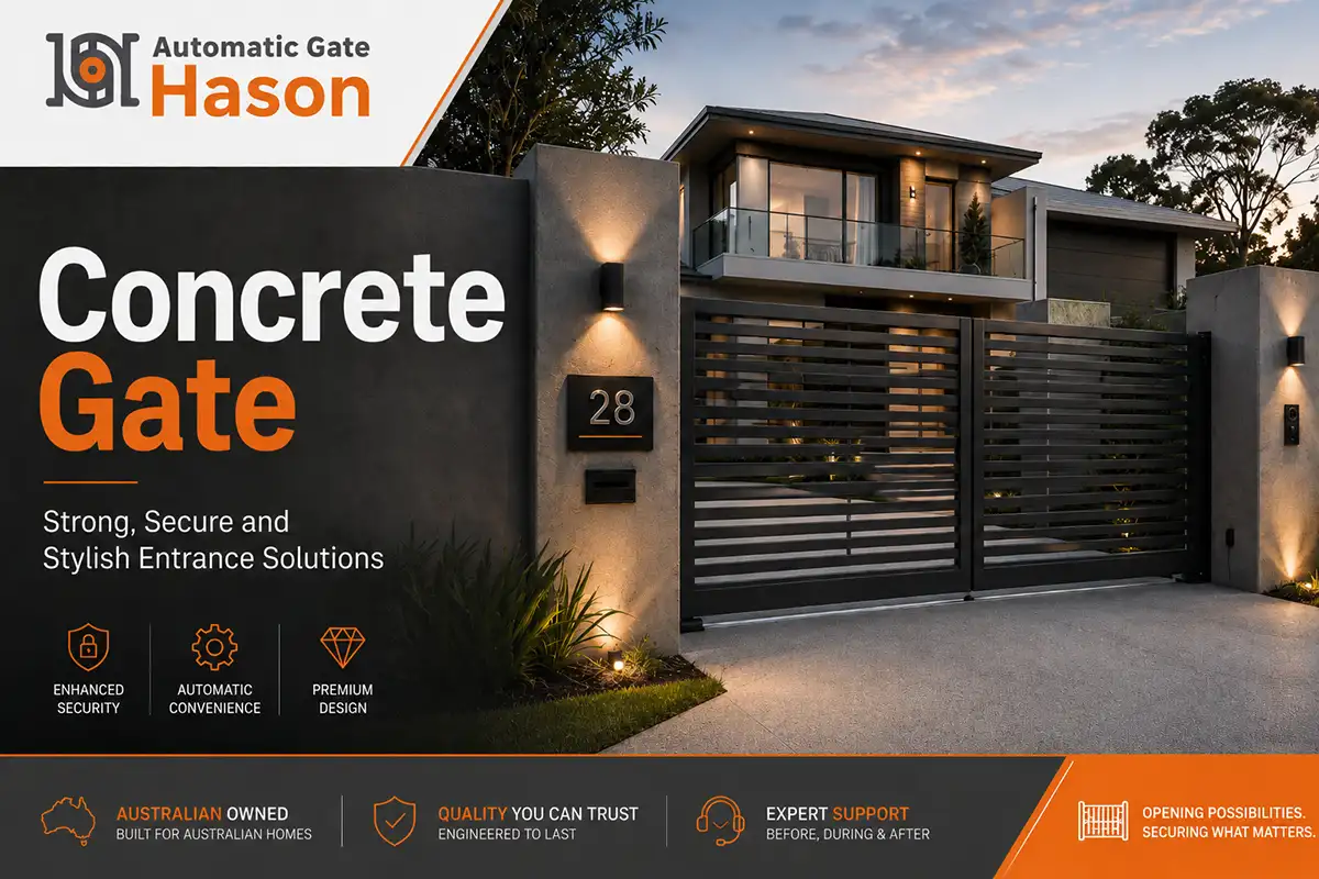 concrete gate