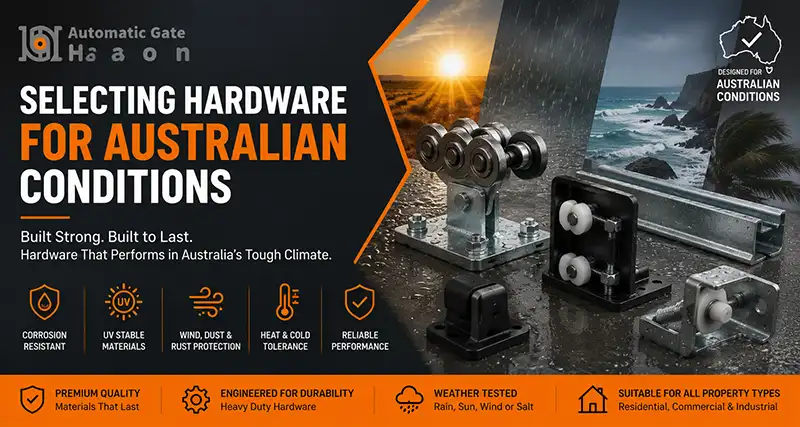 sliding gate hardware accessories kit
