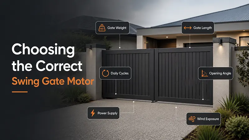 swing gate accessories