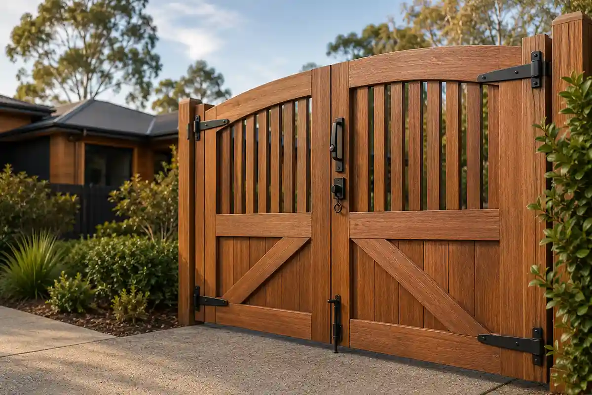 wooden gate accessories
